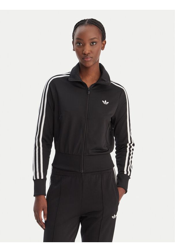 Adidas - adidas Bluza Firebird Classic KD7981 Czarny Regular Fit. Kolor: czarny. Materiał: syntetyk