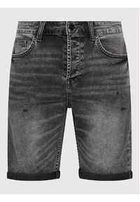 Only & Sons Szorty jeansowe Avi 22020784 Szary Regular Fit. Kolor: szary. Materiał: bawełna