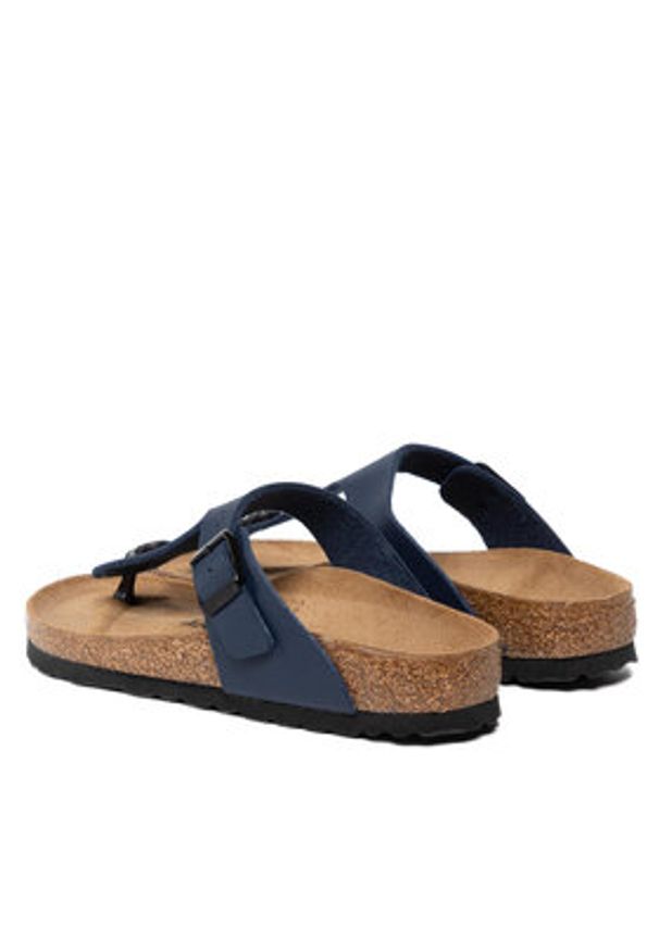 Birkenstock Japonki Gizeh Bs 0143623 Granatowy. Kolor: niebieski. Materiał: skóra