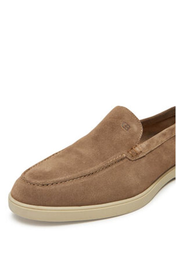 Gino Rossi - GINO ROSSI Mokasyny CEO-MASSI-01 MI08 Beżowy. Kolor: beżowy. Materiał: skóra, zamsz