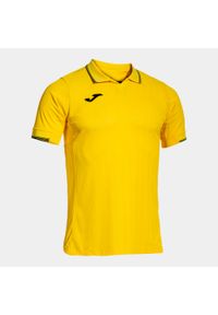 Koszulka piłkarska męska Joma Fit One SS. Typ kołnierza: polo. Kolor: żółty. Sport: piłka nożna