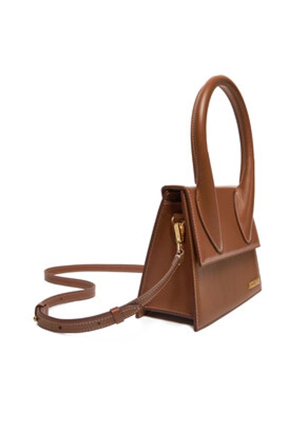 JACQUEMUS Torebka Le Grand Chiquito 22H213BA003-3072 Brązowy. Kolor: brązowy. Materiał: skórzane