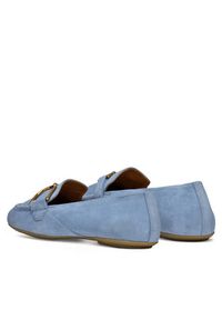Geox Loafersy D Palmaria D45MUJ 00021 C4003 Niebieski. Kolor: niebieski. Materiał: skóra, zamsz #5