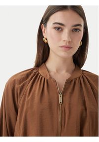 Marella Kurtka przejściowa Fico 2613041174 Brązowy Regular Fit. Kolor: brązowy. Materiał: wiskoza #3