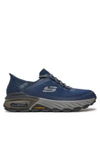 skechers - Skechers Sneakersy Slip-ins: Max Protect - Assembly 237309/NVY Granatowy. Kolor: niebieski. Materiał: materiał #1