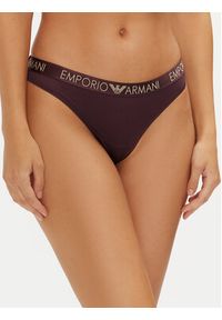 Emporio Armani Underwear Komplet 2 par stringów 163333 4F235 05093 Fioletowy. Kolor: fioletowy. Materiał: syntetyk