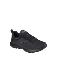 skechers - Buty do chodzenia damskie Skechers Flex Appeal 40. Zapięcie: sznurówki. Kolor: czarny. Materiał: materiał, syntetyk, tkanina, guma. Szerokość cholewki: normalna. Model: Skechers Sport. Sport: turystyka piesza #1