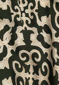 Born2be - Ciemnozielona Bawełniana Sukienka o Rozkloszowanym Kroju na Cienkich Ramiączkach Nellarra. Kolor: zielony. Materiał: bawełna. Długość rękawa: na ramiączkach. Sezon: lato. Styl: elegancki #5