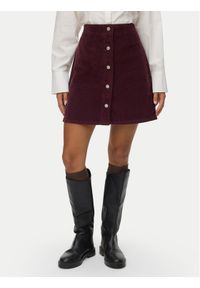 Vero Moda Spódnica mini Etta 10315342 Fioletowy Regular Fit. Kolor: fioletowy. Materiał: sztruks, bawełna #1