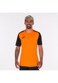 Koszulka do piłki nożnej męska Joma Academy IV. Kolor: czarny, pomarańczowy, wielokolorowy. Sport: piłka nożna