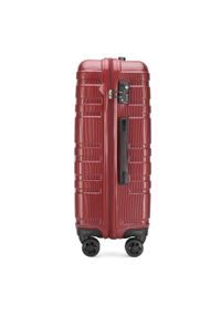 Wittchen - Zestaw walizek z polikarbonu tłoczonych. Kolor: czerwony. Materiał: guma #4