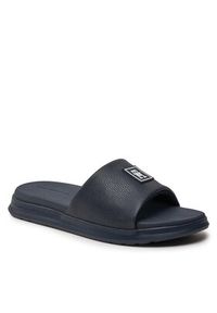 TOMMY HILFIGER - Tommy Hilfiger Klapki Dual Density Th Pool Slide FM0FM05016 Granatowy. Kolor: niebieski #4