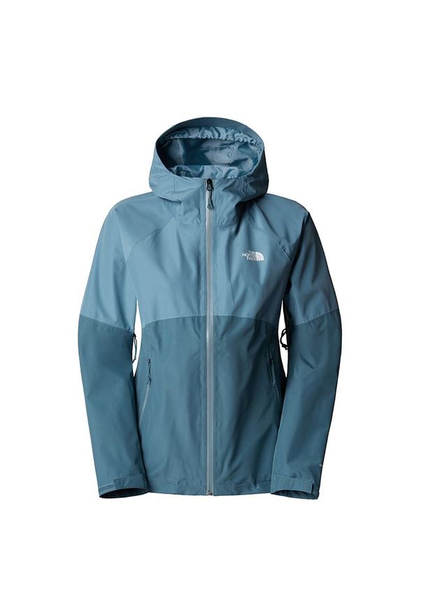 Kurtka damska The North Face Diablo Dynamic 0A87GP93R1 - niebieska. Kolor: niebieski. Materiał: poliester, softshell. Styl: klasyczny. Sport: turystyka piesza, wspinaczka