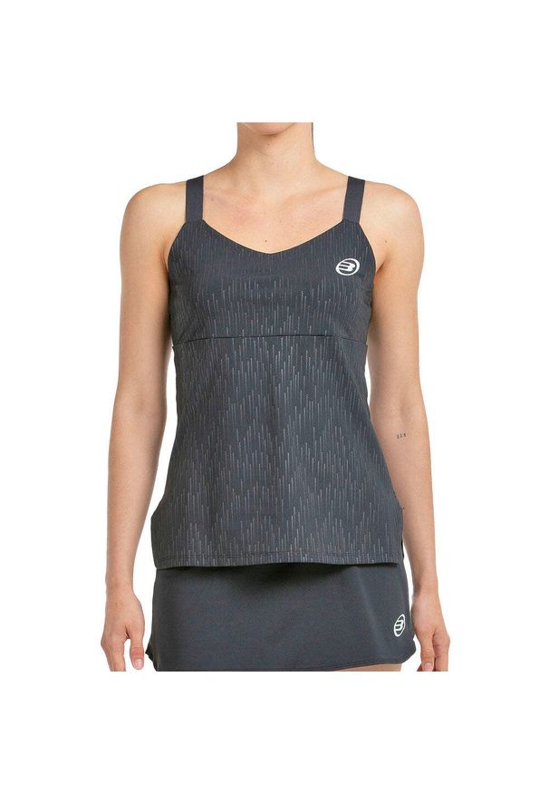 Bullpadel Aduri Women's Tank Top. Kolor: czarny. Materiał: nylon