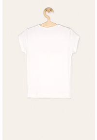 Liu Jo - T-shirt dziecięcy 128-170 cm. Okazja: na co dzień. Kolor: biały. Materiał: bawełna, dzianina. Wzór: aplikacja. Styl: casual #3