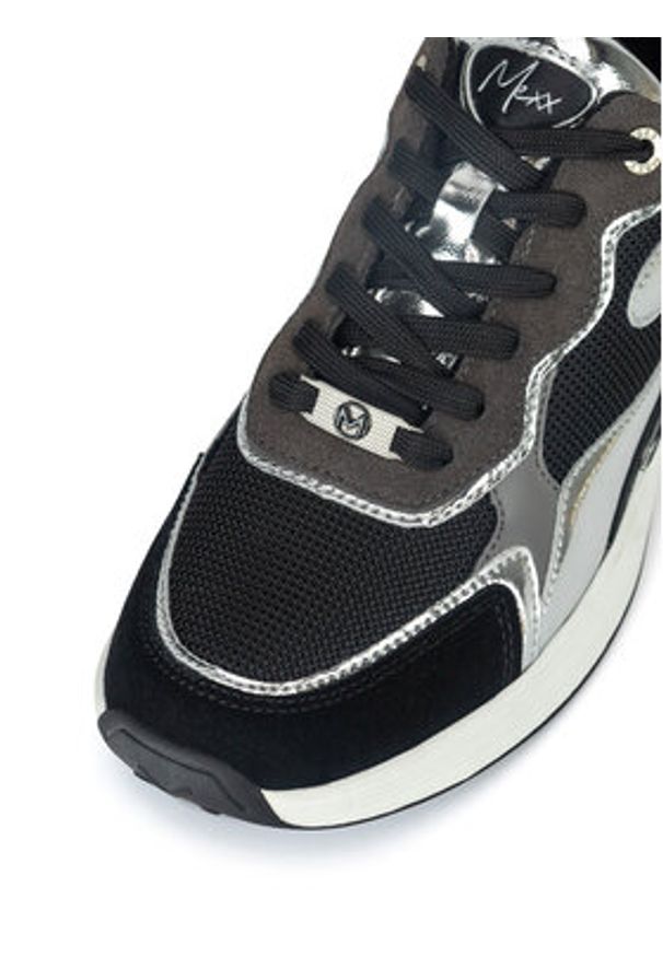 MEXX Sneakersy MI001008943W Czarny. Kolor: czarny. Materiał: zamsz, skóra