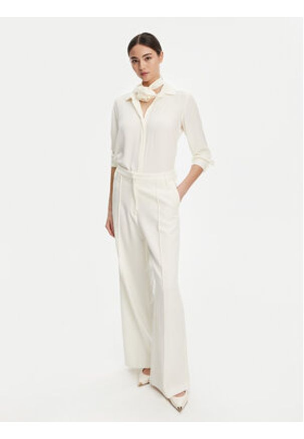 Marella Koszula Cabiria 2523116071 Biały Regular Fit. Kolor: biały. Materiał: syntetyk