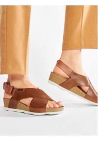 Pikolinos Sandały W9E-0912 Brązowy. Kolor: brązowy. Materiał: skóra #5