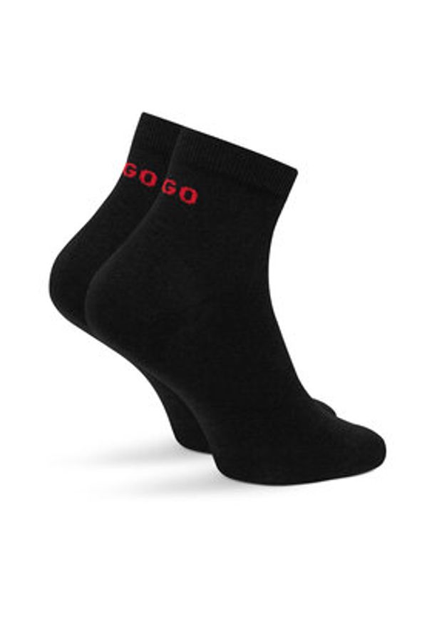 Hugo - HUGO Skarpety długie 50516396 Czarny. Kolor: czarny. Materiał: bawełna