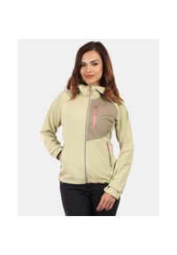 Damska kurtka softshell Kilpi BELTRA-W. Kolor: brązowy. Materiał: softshell. Sport: turystyka piesza