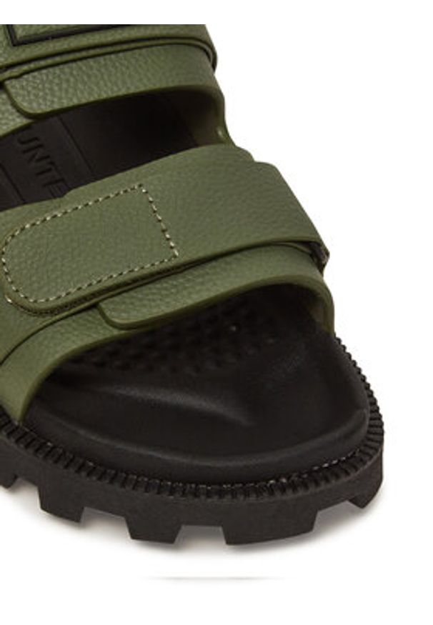 Hunter Klapki HFRU0004251 Zielony. Kolor: zielony