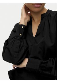 Vero Moda Bluzka Fanni 10336937 Czarny Loose Fit. Kolor: czarny. Materiał: bawełna #3