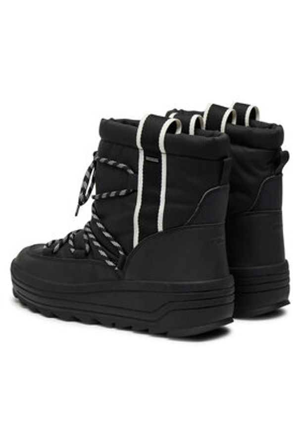 Geox Śniegowce D46WNA 0FUME C9999 Czarny. Kolor: czarny. Materiał: materiał