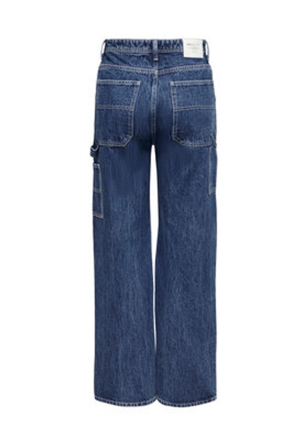 only - ONLY Jeansy 15271792 Niebieski Straight Fit. Kolor: niebieski
