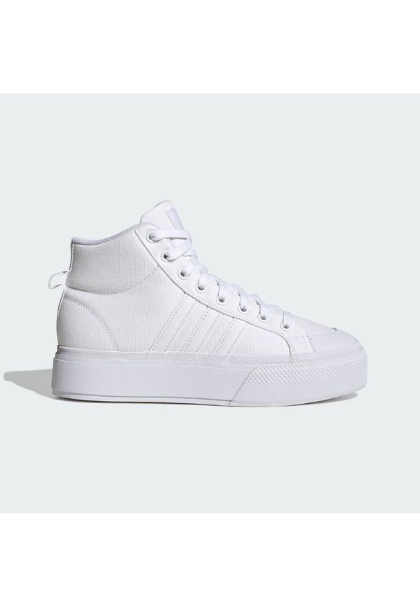 Adidas - Bravada 2.0 Platform Mid Shoes. Kolor: biały. Obcas: na platformie