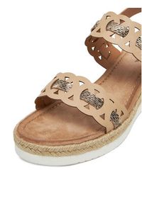 Clara Barson Espadryle WS2189-52 Beżowy. Kolor: beżowy. Materiał: materiał #4