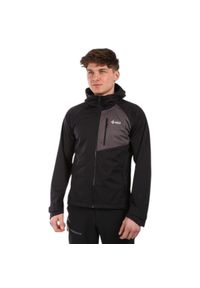 Kurtka turystyczna Kilpi Beltra. Kolor: czarny. Sport: turystyka piesza #1