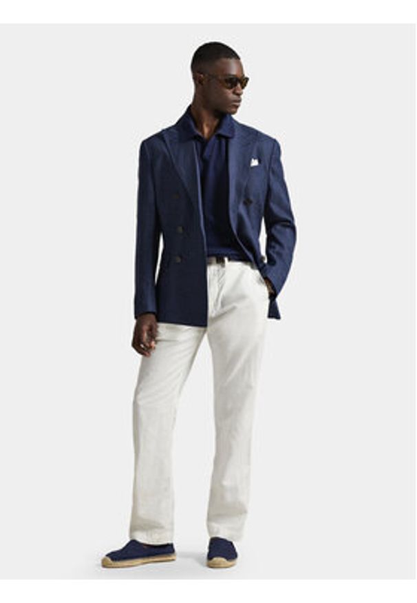 Polo Ralph Lauren Polo 710B13891004 Granatowy Regular Fit. Typ kołnierza: polo. Kolor: niebieski. Materiał: bawełna