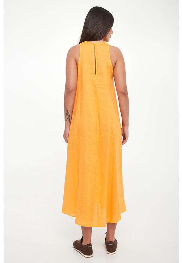 Ecoalf - Sukienka lniana Ukara ECOALF. Materiał: len