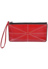 Inny - Portfel damski, saszetka czerwony SF-1703 RED. Kolor: czerwony. Materiał: skóra ekologiczna