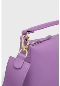 Liu Jo torebka skórzana AA2502.P0102 kolor fioletowy. Kolor: fioletowy. Materiał: skórzane. Rodzaj torebki: na ramię #5