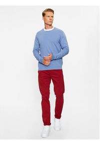 United Colors of Benetton - United Colors Of Benetton Sweter 10CVU1N60 Niebieski Regular Fit. Kolor: niebieski. Materiał: bawełna #5
