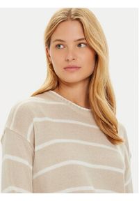 Brave Soul Sweter LK-230MASONC Beżowy Regular Fit. Kolor: beżowy. Materiał: syntetyk #2