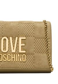 Love Moschino - LOVE MOSCHINO Torebka JC4127PP0NKB110A Beżowy. Kolor: beżowy. Materiał: skórzane #3