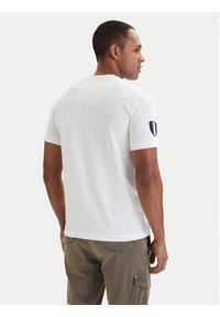 Aeronautica Militare T-Shirt 261TS2544UJ00592 Biały Regular Fit. Kolor: biały. Materiał: bawełna #3