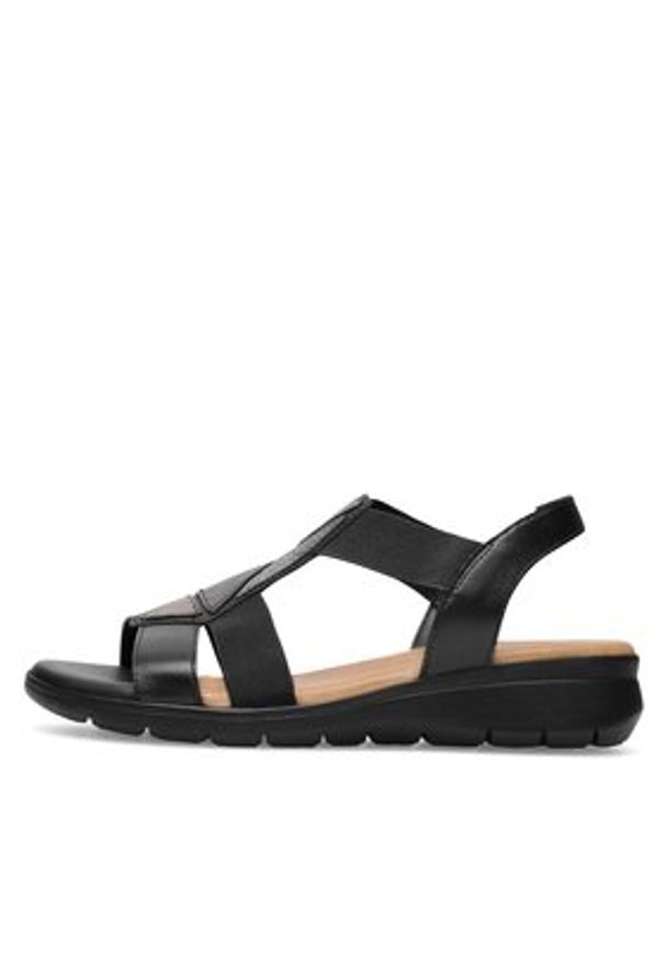 Go Soft Sandały WI16-INES-06 Czarny. Kolor: czarny. Materiał: materiał