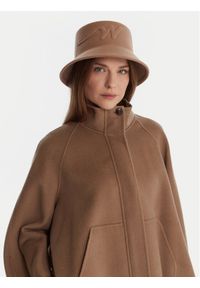 Weekend Max Mara Kapelusz Yaqui 2525576075 Brązowy. Kolor: brązowy. Materiał: wełna, materiał