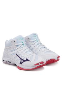 Mizuno Buty halowe Wave Voltage 2 Mid V1GC2465 Biały. Kolor: biały. Materiał: materiał. Model: Mizuno Wave #3