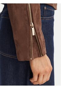 Armani Exchange Kurtka skórzana XW001924 AF21549 U6136 Brązowy Regular Fit. Kolor: brązowy. Materiał: skóra #6