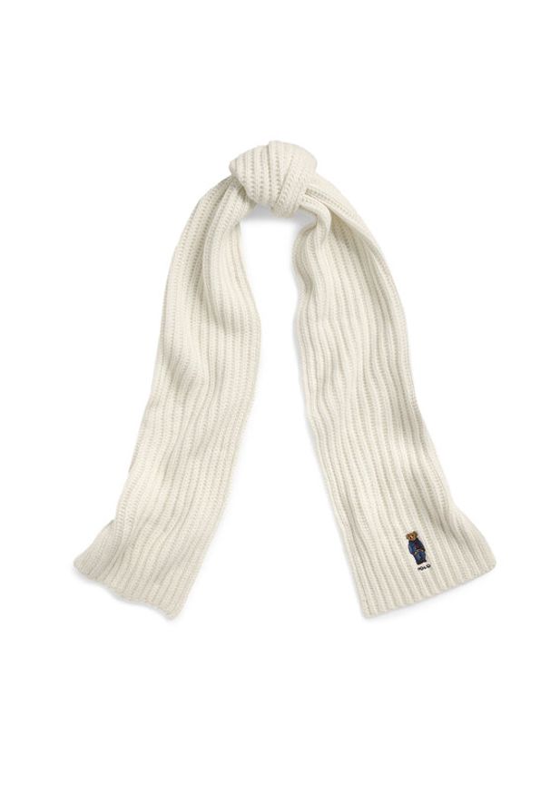 Polo Ralph Lauren Szalik 455931877001 Beżowy. Kolor: beżowy. Materiał: wełna