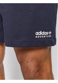 Adidas - adidas Szorty sportowe Adventure HK4998 Granatowy Regular Fit. Kolor: niebieski. Materiał: bawełna. Styl: sportowy #2