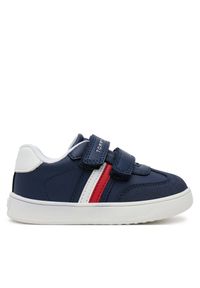 TOMMY HILFIGER - Sneakersy Tommy Hilfiger. Kolor: niebieski