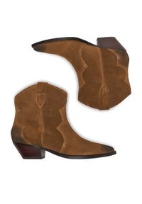Badura Kowbojki EO-V365-05 Brązowy. Kolor: brązowy. Materiał: zamsz, skóra #4