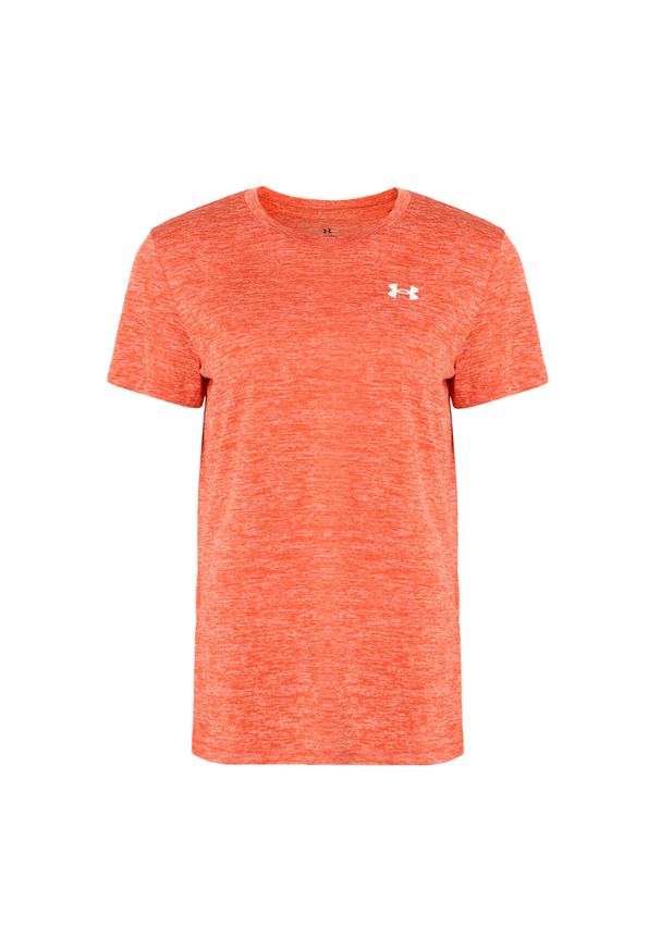 Koszulka treningowa damska Under Armour Tech C-Twist. Kolor: pomarańczowy