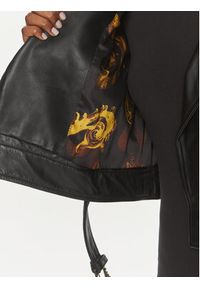 Versace Jeans Couture Kurtka skórzana 76HAVP02 Czarny Regular Fit. Kolor: czarny. Materiał: skóra #2