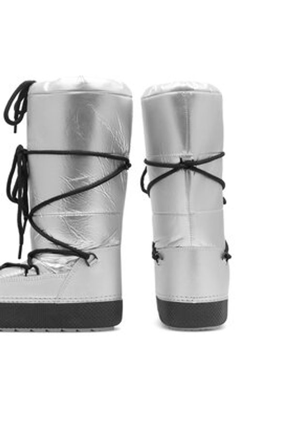 Jenny Fairy Śniegowce LIL GH6706-C Srebrny. Kolor: srebrny. Materiał: materiał